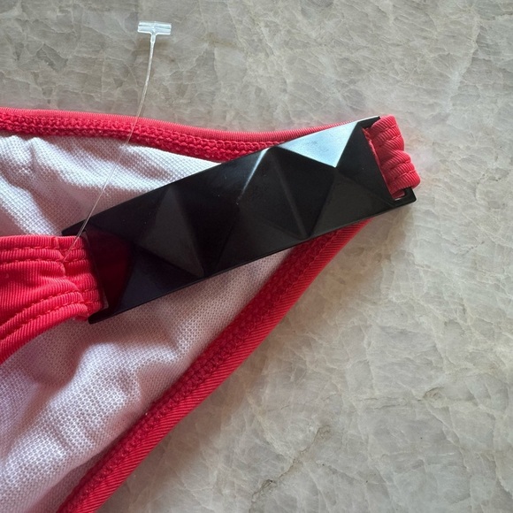 NWOT Sinful By Affliction Palm Springs Pyramid Bottom XS - S Red Rhinestones - Picture 6 of 7